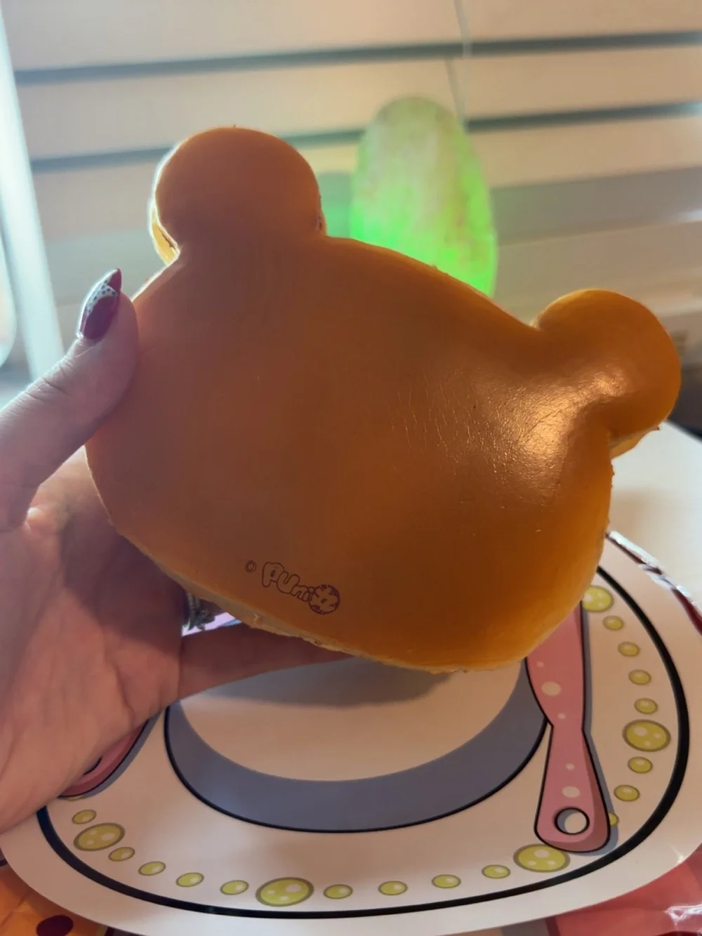 Authentic Puni Maru Super Jumbo Bear Pancake Squishy - Butter Version | Rare!